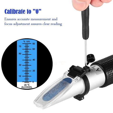 how does alcohol affect a refractometer|alcohol refractometer instructions.